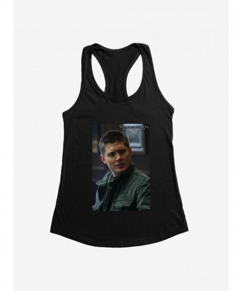Supernatural Dean Winchester Concerned Graphic Tank for Girls