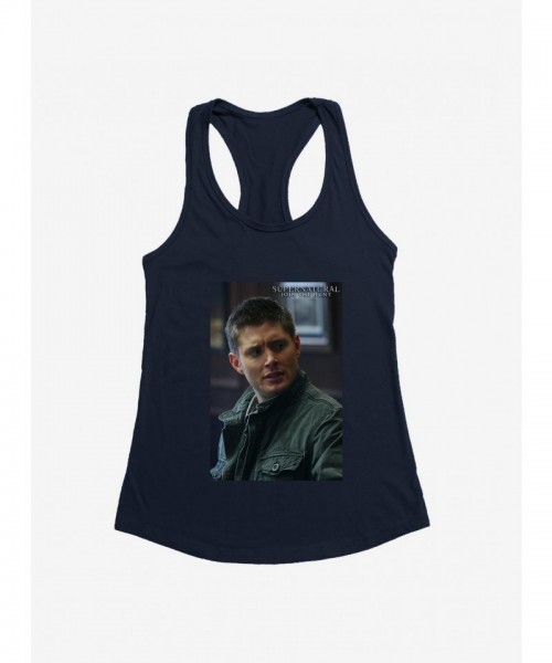 Supernatural Dean Winchester Concerned Graphic Tank for Girls