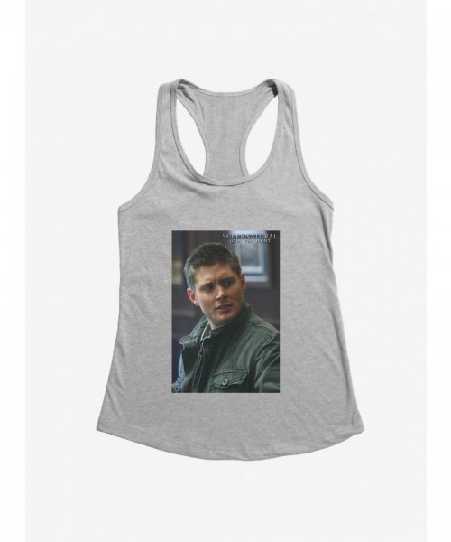 Supernatural Dean Winchester Concerned Graphic Tank for Girls