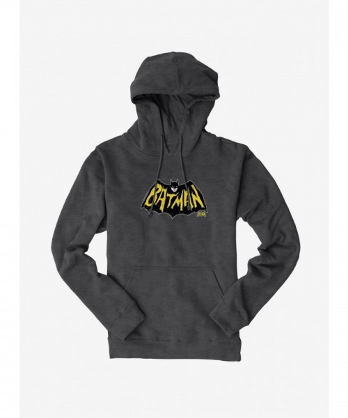 Batman Authentic Hoodie with Classic Bat Logo