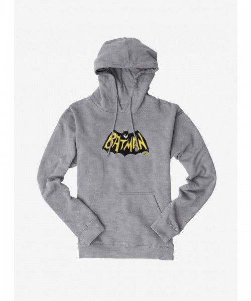 Batman Authentic Hoodie with Classic Bat Logo