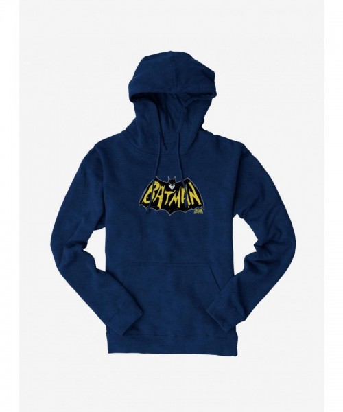 Batman Authentic Hoodie with Classic Bat Logo