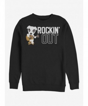 Animal Crossing Rockin' Out Unisex Sweatshirt - Black