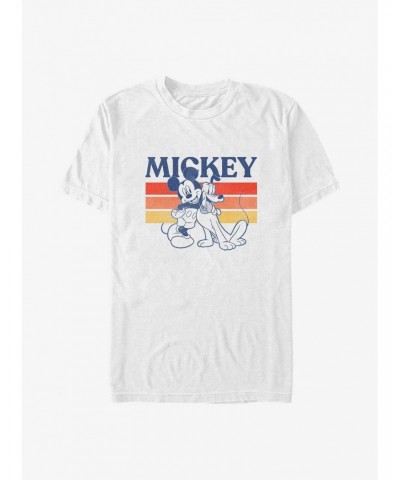 Disney Mickey Mouse Retro Squad Mickey and Pluto Big & Tall T-Shirt $13.75 T-Shirts