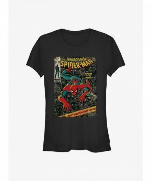 Marvel's Black Spidey Graphic Tee for Girls