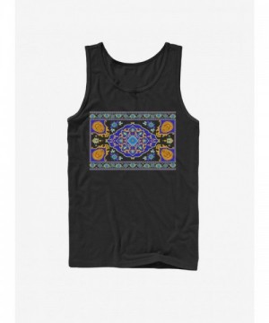 Disney Aladdin Magic Carpet Print Tank Top for Men - 2019 Edition - Black