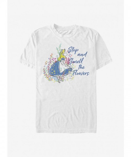 Disney Alice In Wonderland Scented Flowers Unisex T-Shirt