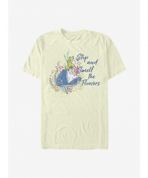 Disney Alice In Wonderland Scented Flowers Unisex T-Shirt