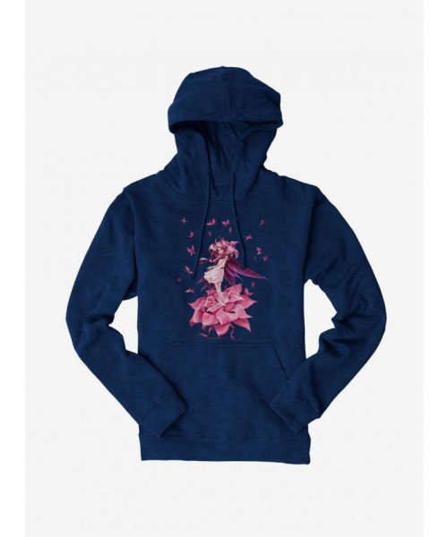 Fairies By Trick Men's Pink Blossom Fairy Hoodie
