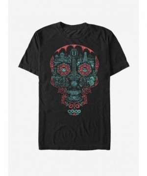 Disney Pixar Coco Craneo Muerto Men's Lightweight Cotton T-Shirt
