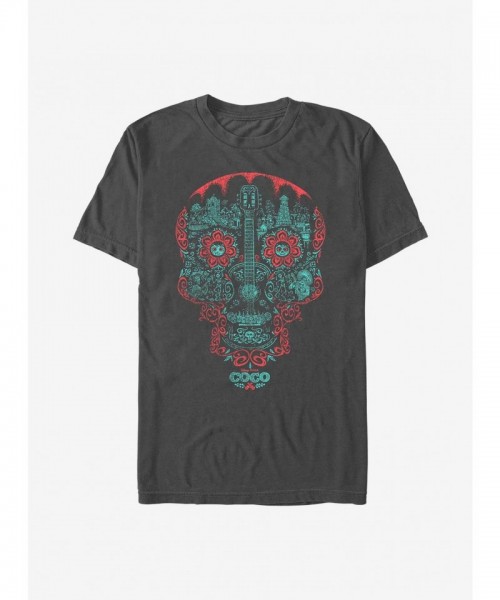 Disney Pixar Coco Craneo Muerto Men's Lightweight Cotton T-Shirt