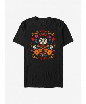 Disney Pixar Coco Miguel Music T-Shirt for Men - Black