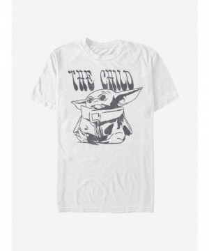 The Mandalorian Child Graphic T-Shirt - Men's White