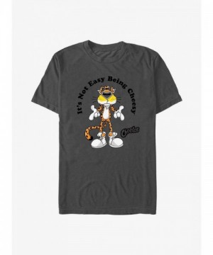 Cheetos Chester Cheese-Themed Lightweight Grey T-Shirt for Men