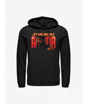 Star Wars Andor Black Hoodie for Men