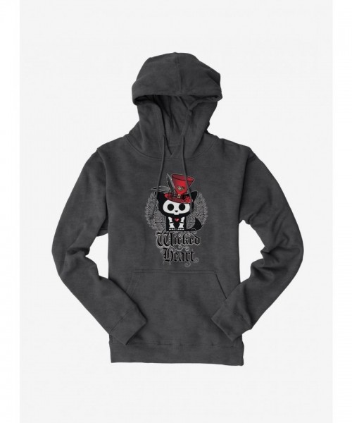Skelanimals Men's Wicked Heart Fleece Hoodie