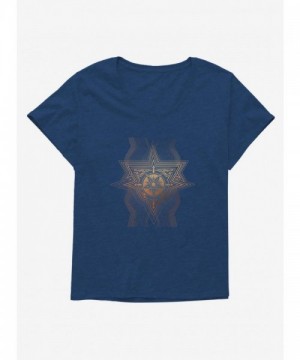 Supernatural Fashion Plus Size Pentagram Seal Tee for Women