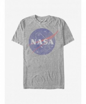 NASA Heather Gray Logo T-Shirt - Unisex Comfortable Space Agency Tee