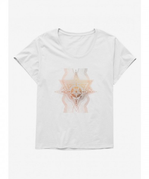 Supernatural Fashion Plus Size Pentagram Seal Tee for Women