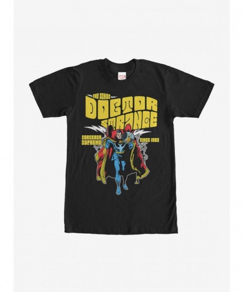 Marvel 1963 Doctor Strange Sorcerer Supreme T-Shirt - Unisex Black