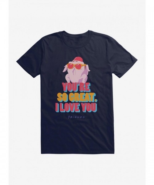 Friends Turkey Head Graphic Tee for Men