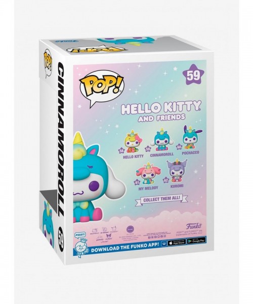 Funko Sanrio Cinnamoroll Pop! Vinyl Figure - Exclusive Flocked Edition
