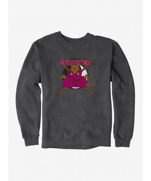 Teenage Mutant Ninja Turtles Men's Radical Rat Splinter Fleece Sweatshirt