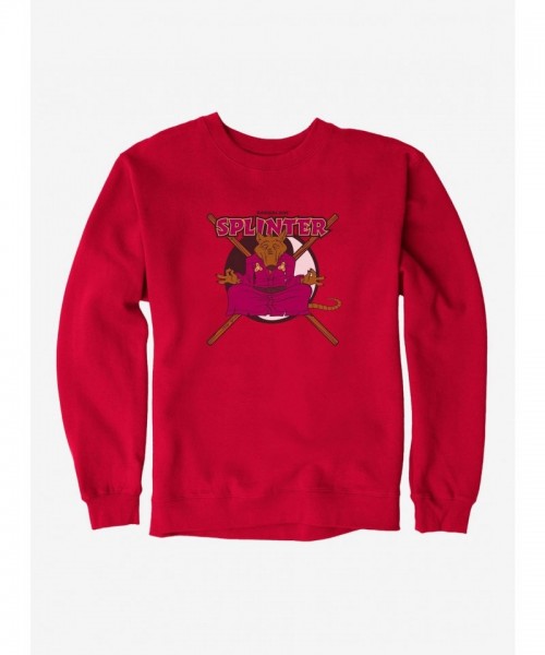 Teenage Mutant Ninja Turtles Men's Radical Rat Splinter Fleece Sweatshirt