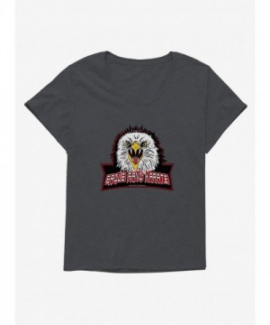 Cobra Kai Season 4 Eagle Fang Logo Plus Size T-Shirt for Girls