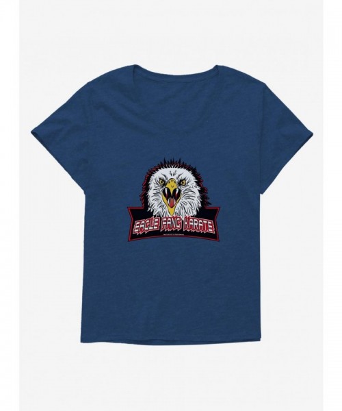Cobra Kai Season 4 Eagle Fang Logo Plus Size T-Shirt for Girls