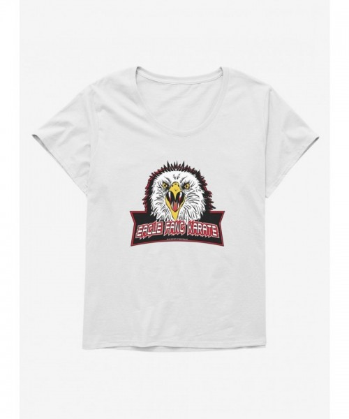 Cobra Kai Season 4 Eagle Fang Logo Plus Size T-Shirt for Girls
