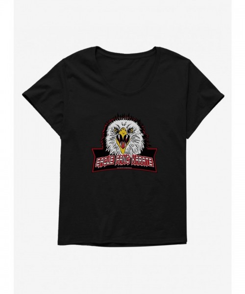 Cobra Kai Season 4 Eagle Fang Logo Plus Size T-Shirt for Girls