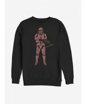 Star Wars Red Trooper Hoodie for Men - Black