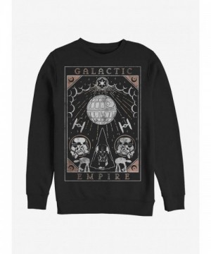 Star Wars Empire Tarot Crew Neck Sweatshirt - Unisex Black