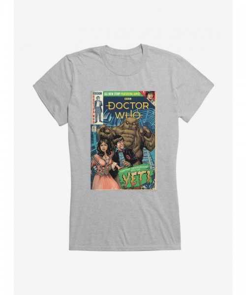 Doctor Who Yeti Comic Tee for Girls