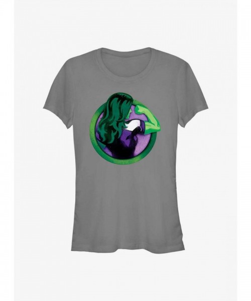 Marvel She-Hulk T-Shirt - Grey for Girls - Junior Sizes