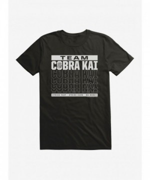 Cobra Kai Season 4 Team Motto Men's Cotton T-Shirt