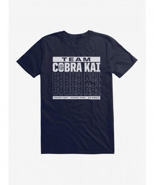 Cobra Kai Season 4 Team Motto Men's Cotton T-Shirt