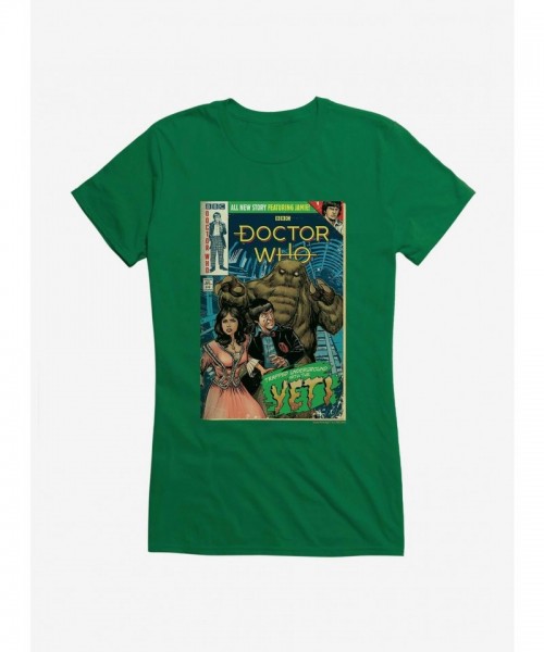 Doctor Who Yeti Comic Tee for Girls