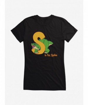 The Land Before Time Spike Alphabet Junior T-Shirt for Girls
