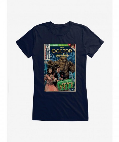 Doctor Who Yeti Comic Tee for Girls