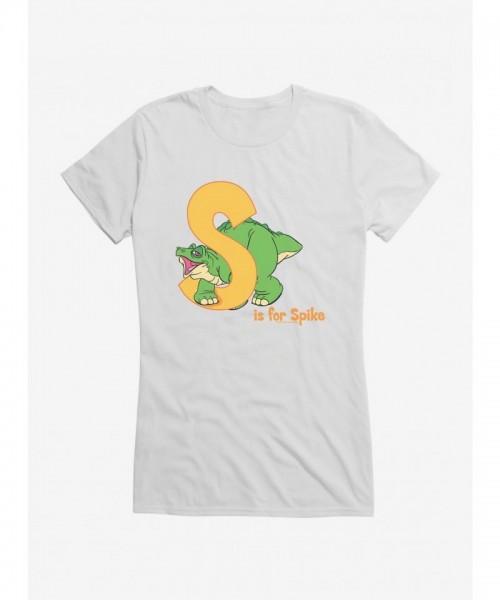 The Land Before Time Spike Alphabet Junior T-Shirt for Girls