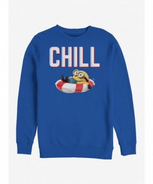 Minions Chill Grey Sweatshirt - Unisex Floatie Style