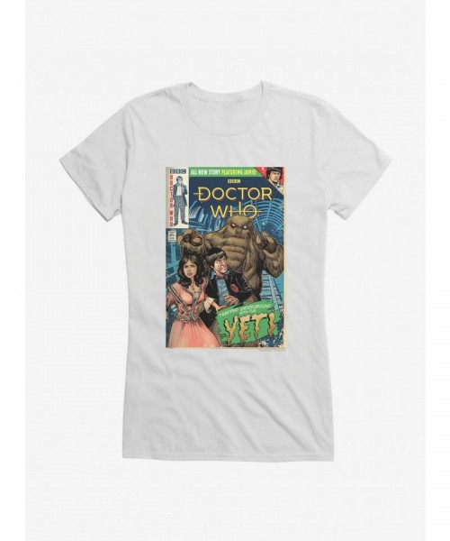 Doctor Who Yeti Comic Tee for Girls