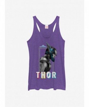 Marvel Girls Ragnarok Profile Thor Tank Top - Purple