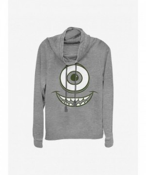 Disney Grey Mike Wazowski Cowlneck Sweatshirt for Girls