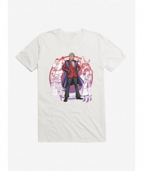 Doctor Who T-Shirt for Men - The Third Doctor Edition