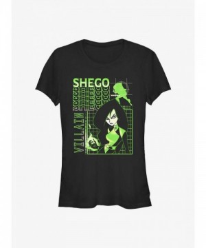 Disney Shego Techwear T-Shirt for Girls - Black