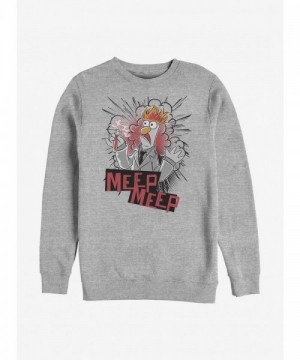 Disney Beaker The Muppets Grey Crewneck Sweatshirt for Men