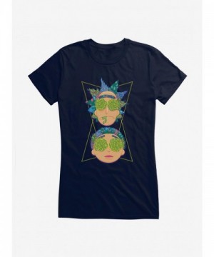 Rick and Morty Portal Eyes Junior Girls T-Shirt
